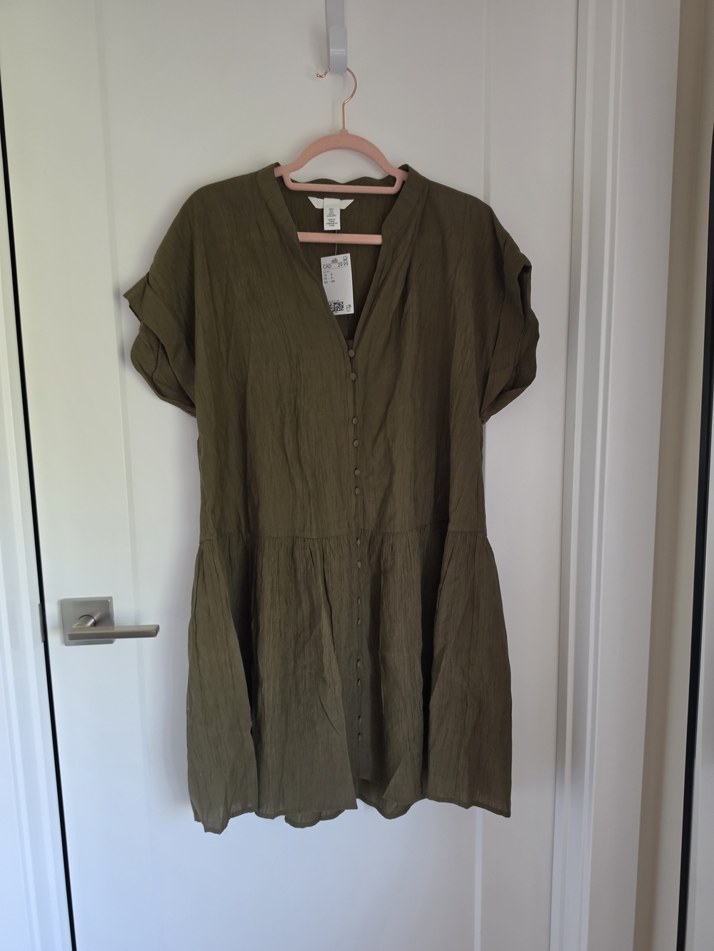 H&M Olive Tunic Dress NWT